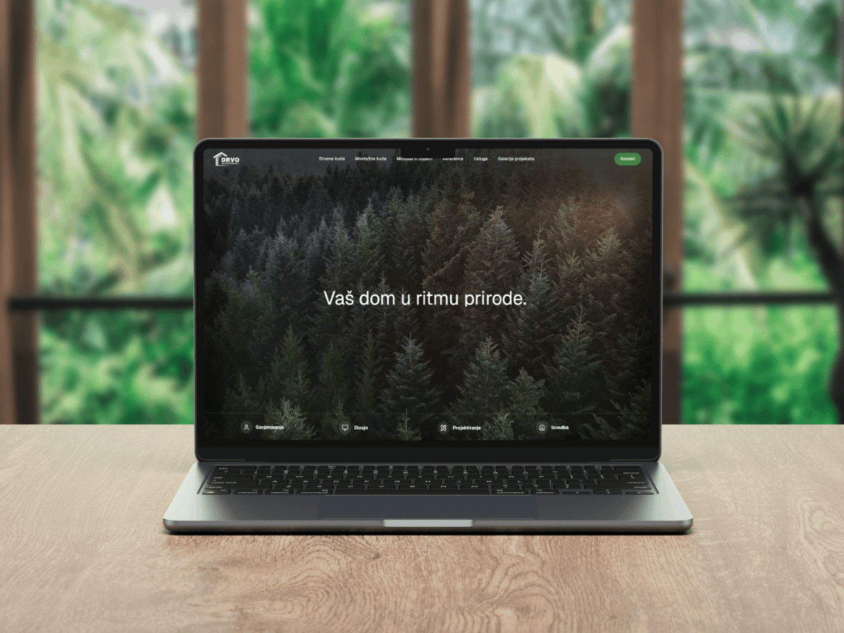 Drvokonstrukt on laptop
